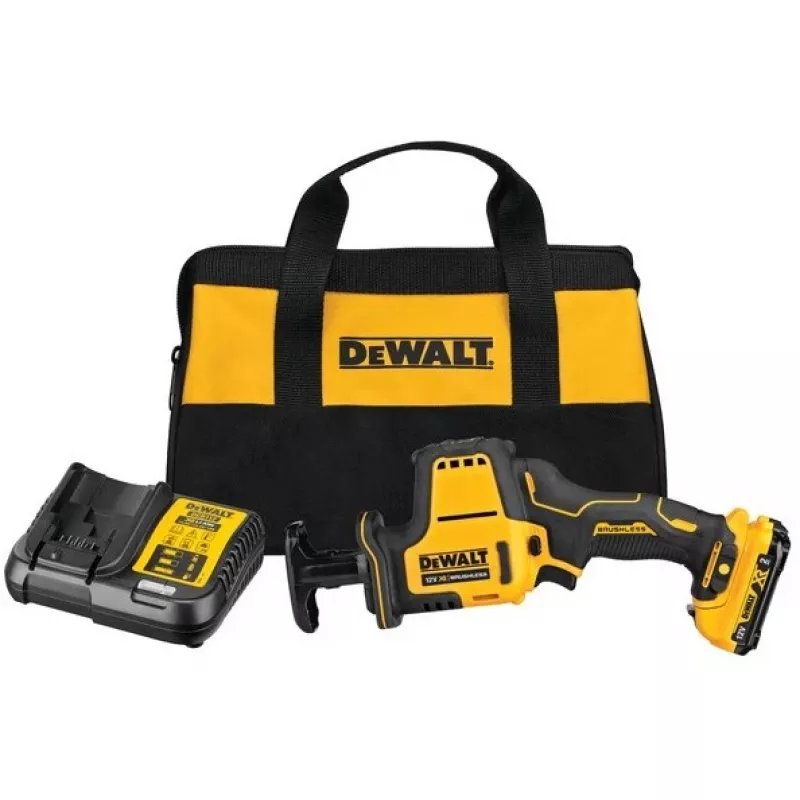 DeWALT DCS312D2-QW reciprozaag 2800 spm zwart, geel