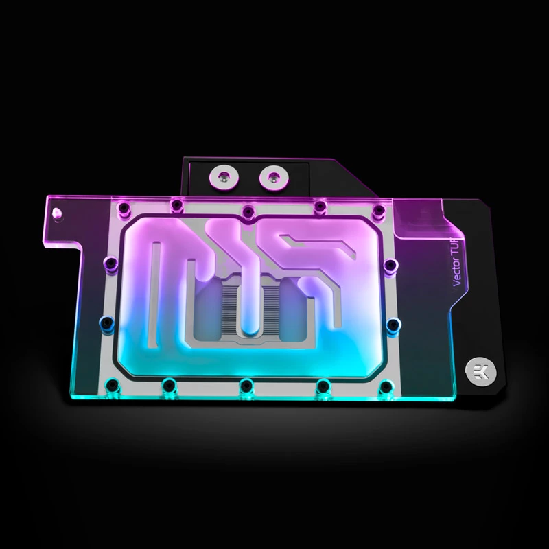 Waterblok EK Water Blocks acryl koper zwart nikkel transparant
