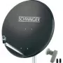 Satellietschotel SCHWAIGER SPI9961SET2 80 cm met twin-LNB voor 2 deelnemers