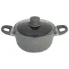 Inductie-granieten kookpan met deksel Ballarini Murano - 2.8 ltr
