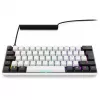 Sharkoon SGK50 S4 toetsenbord Home USB QWERTZ Duits wit RGB LED 60%