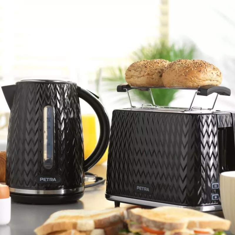 Waterkoker Petra 1,7 l 2200 W zwart