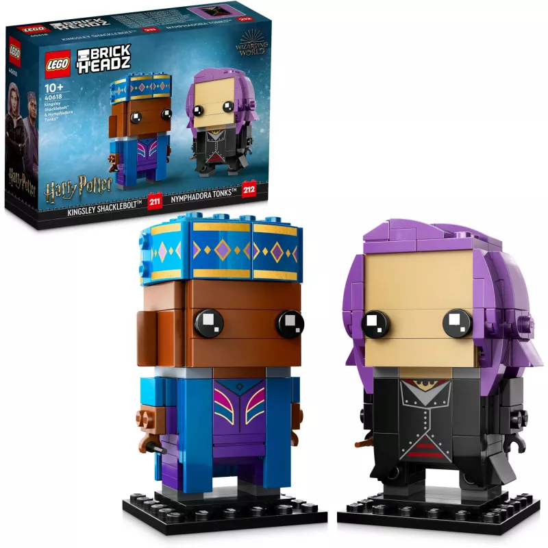Lego Brickheadz Harry Potter 40618 Kingsley Shacklebolt en Nymphadora Tonks