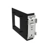 Axis F8002 (TF9903) 02361-001 DIN-railclip, voor binnengebruik, zwart, voor AXIS F41 Main Unit