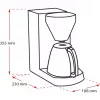 MELITTA Enjoy Therm - koffiezetapparaat - 12 kopjes