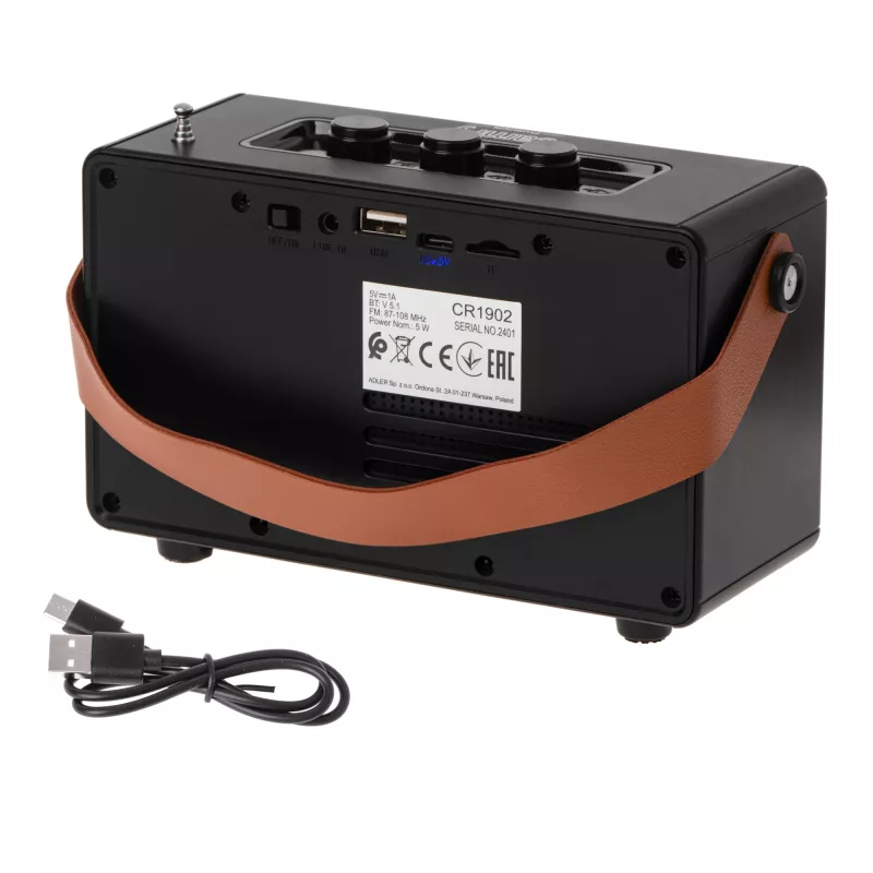 Camry luidspreker met radio | CR 1902 B | 5 W | Bluetooth | zwart | draadloze verbinding
