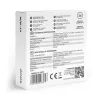 Binnenruimte temperatuur- en vochtigheidssensor SAVIO CT-01/W, LCD-display, -10–55 °C, 10–99 % rV, batterij CR2032