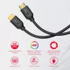 HDMI-kabel Unitek C11079BK-3M 3 m, HDMI 2.0, max. resolutie 4096×3112, zwart