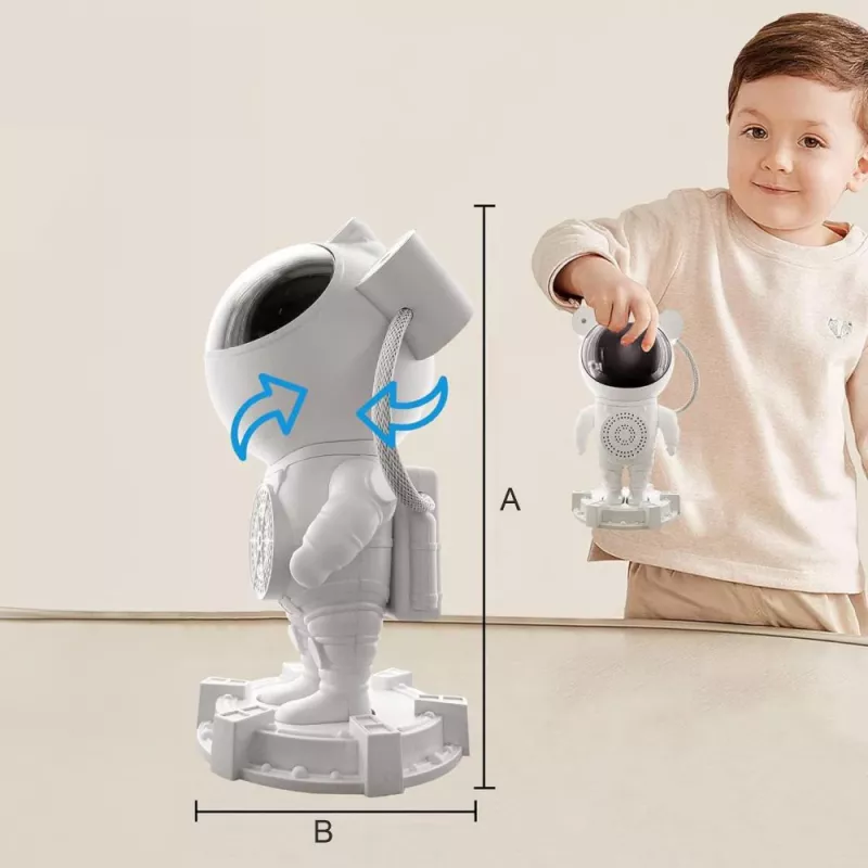Starprojector-lamp Hawk HW-STAR01 met ingebouwde luidspreker — sterrenhemel lichtprojector