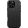 Spigen Liquid Air matte case voor iPhone 16 Pro, zwart (ACS08117)