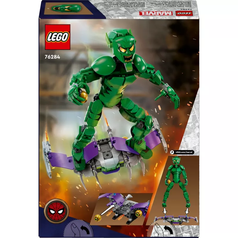 LEGO MARVEL 76284 Green Goblin constructiefiguur