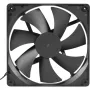 Alphacool Core 140-mm-PWM-behuizingsventilator 2500 tpm zwart