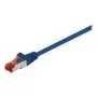 Wentronic Goobay CAT 6 patchkabel, S/FTP (PiMF), blauw, 7,5 m – LSZH halogeenvrij, koper (68271)