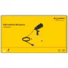 Delock - microfoon - USB - zwart (66832)