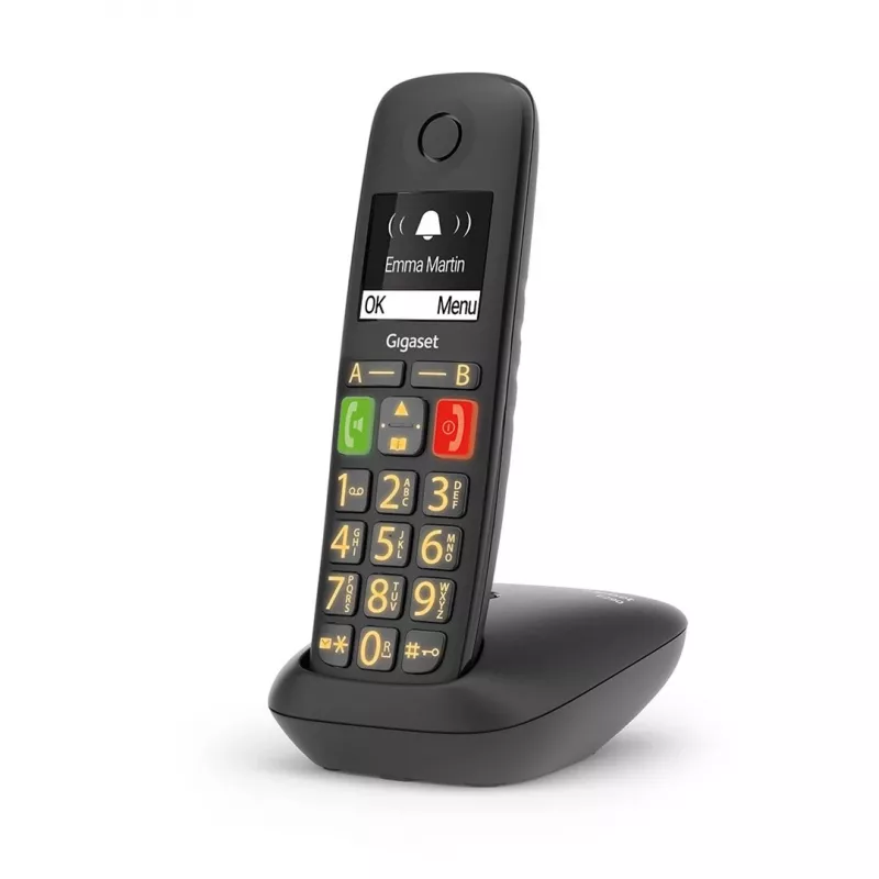 Gigaset E290 draadloze telefoon, zwart
