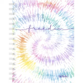 Schrift Herlitz New Batik Freedom A5 100 vel veelkleurig