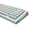 GLORIOUS GPBT Backlit Keycaps — PBT wit, ANSI-layout