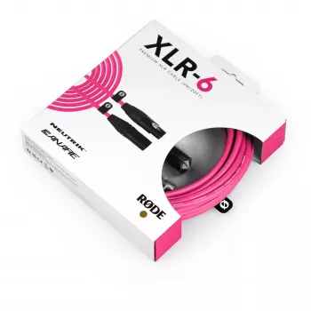 RØDE XLR-6 audiokabel 6 m roze