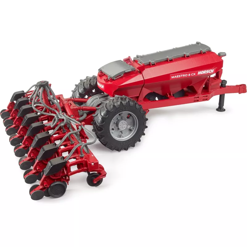 Speelgoedmodelvoertuig BRUDER Horsch precisiezaaimachine Maestro 8CX, schaalgetrouwe speelset
