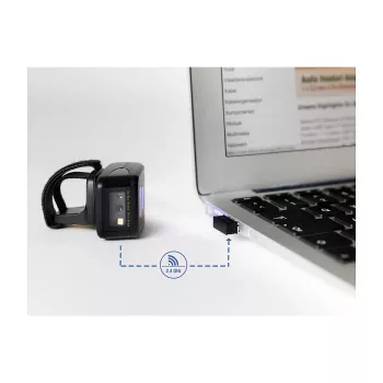 DeLOCK USB-dongle draadloze barcodescanner 2,4 GHz zwart USB A