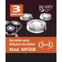 JATA RM34A vervangende scheerkoppen voor MP34B en JBMA1400, 12 stuks