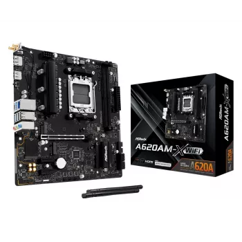 ASRock A620AM-X WiFi AMD A620 AM5 Micro-ATX moederbord