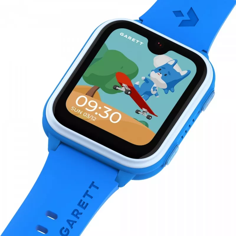 Smartwatch Garett Kids Vibe Ai 4G blauw – GPS-tracking, waterdicht