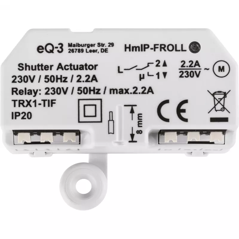 eQ-3 AG Homematic IP HmIP-FROLL - rolluikactor