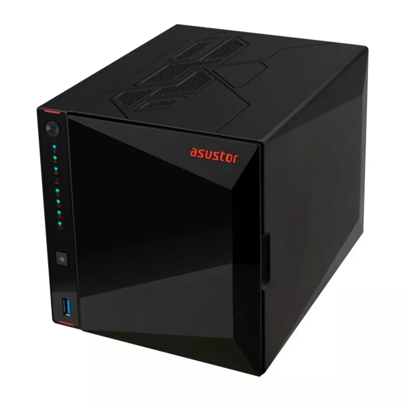 Asustor AS5404T NAS/opslagserver Intel® Celeron® N5105 4 GB DDR4 0 TB ADM zwart