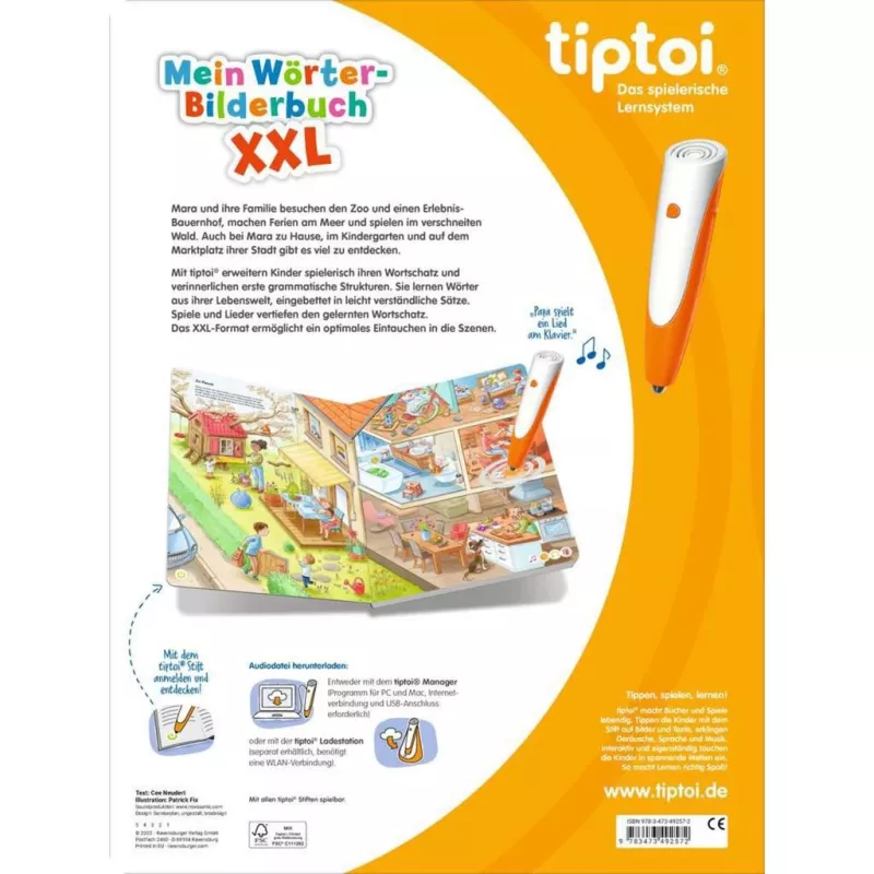 tiptoi Mijn woordenbeeldboek XXL, leerboek