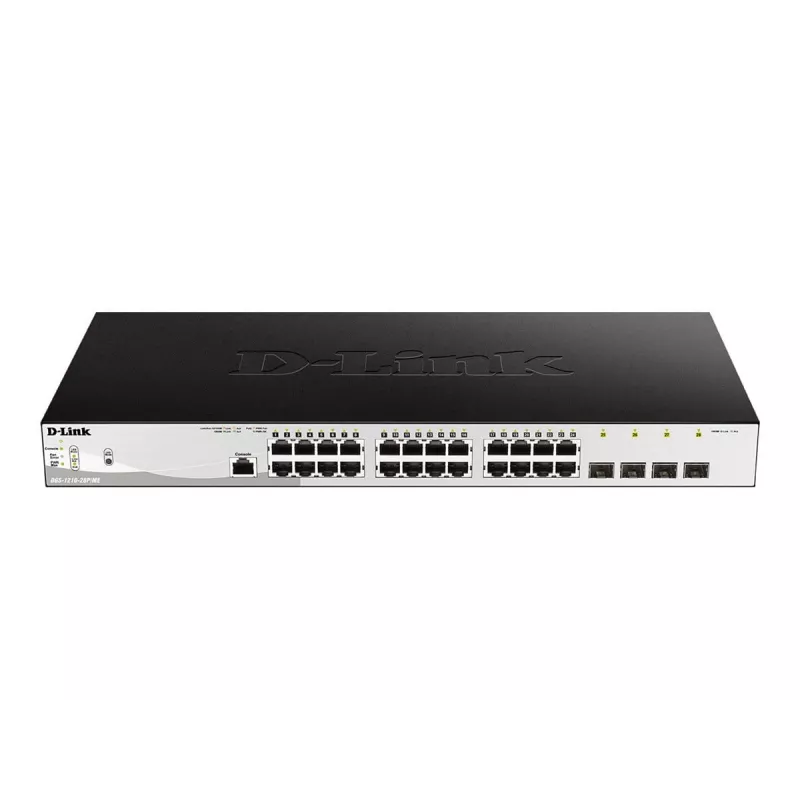 D-Link DGS-1210-28P/ME/E Netwerk-switch Managed L2/L3 Gigabit Ethernet (10/100/1000) Power over Ethernet (PoE) 1U