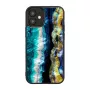 iKins hoesje voor Apple iPhone 12 mini — paars agaatpatroon