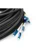 DIGITUS vooraf geassembleerde Fibre Optic Universal Breakout-kabel, singlemode OS2, 8 vezels, LC/UPC - LC/UPC