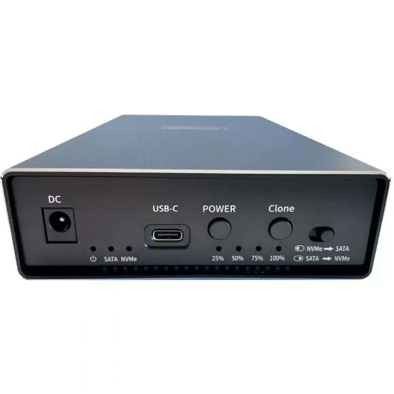 HDD-/SSD-behuizing LC-Power LC-DOCK-C-35-M2 3,5 inch USB Type-C 10 Gbit/s