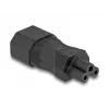 DeLOCK netadapter IEC 60320 C14 naar C5-stekker 2,5 A recht zwart