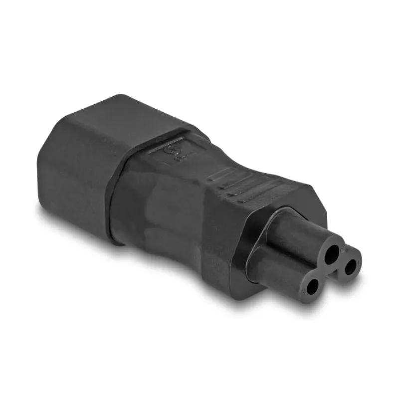 DeLOCK netadapter IEC 60320 C14 naar C5-stekker 2,5 A recht zwart