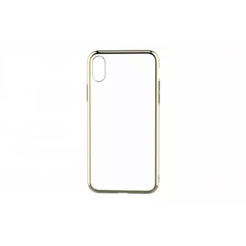 Zacht hoesje Devia voor iPhone XS/X (5,8 inch) TPU, goud