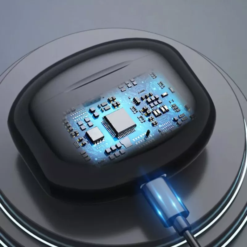Hoofdtelefoon Manta MTWS008B Rytmo zwart