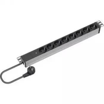 Stroomverdeler 2 AC-uitgangen Bachmann 909.003 zwart zilver