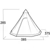 Easy Camp Rands tipi, voor 8 personen (bruin, model 2025)