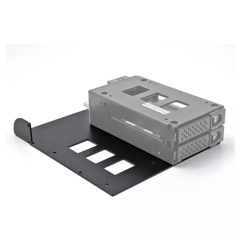 Montageraam DeLOCK 5,25 inch metalen inbouwraam voor 2 x Mobile Rack 47011 47005