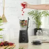 Glazen mixbeker Petra PT5531MBLKVDE zwart