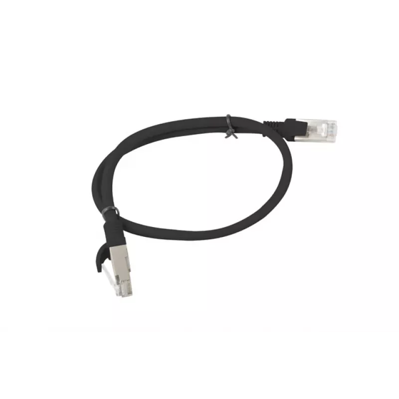 Patchkabel Cat.5e 0,5M UTP zwart