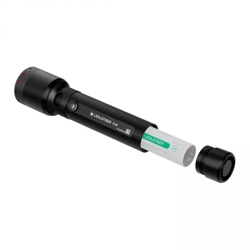Ledlenser P6R zwarte zaklamp LED
