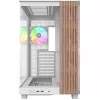 PC-behuizing Thermaltake View 380 XL WS ARGB Snow White — midi-tower, ATX-ondersteuning, met venster