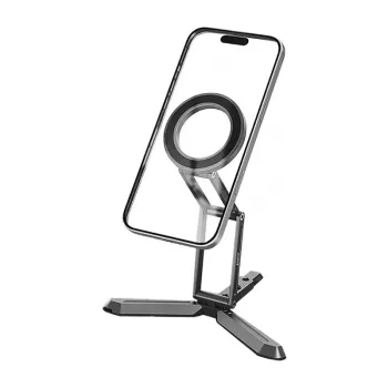 Telefoonhouder Puluz PU3223B — zwart, verstelbare houder voor smartphones