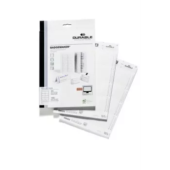 Naamkaartje-insteek Durable 1456-02 60x90 mm wit