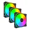 MONTECH AX120 PRO zwart 120mm ARGB 3-pack