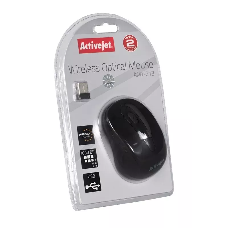 Activejet AMY-213 muis draadloze optische USB-muis