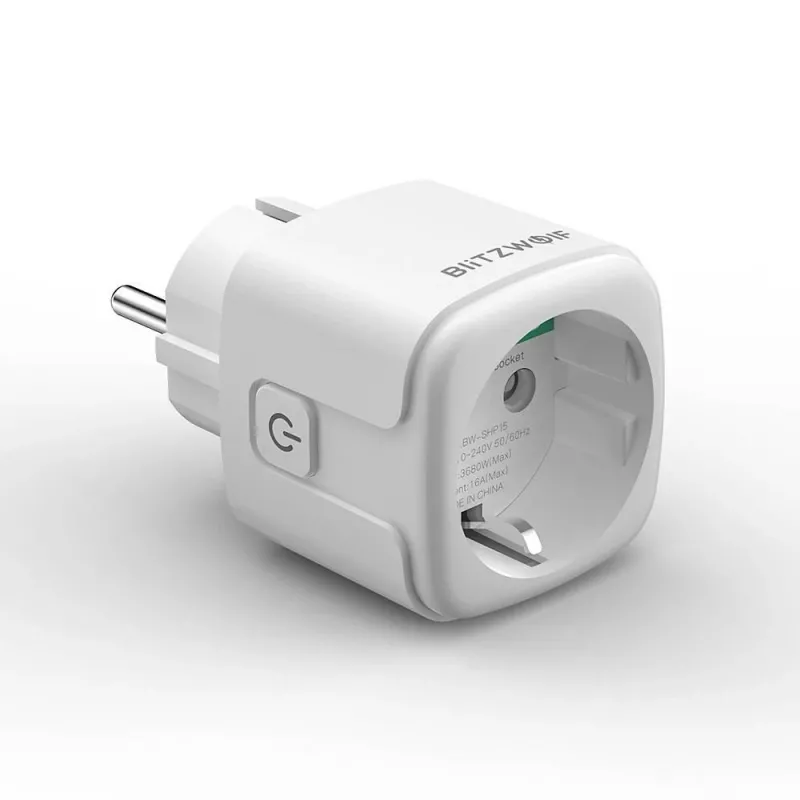 Slimme stekker BlitzWolf BW-SHP15 ZigBee 3680W — inbouw WLAN-/ZigBee-compatibele stekker